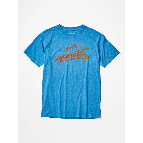 Marmot Rad Clothes - Mens T-Shirts Blue CA7068235 Canada